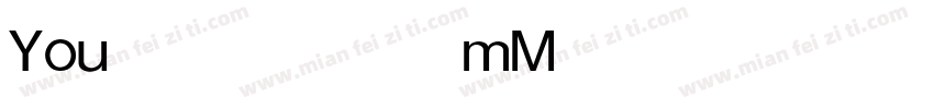 Youm Medium字体转换